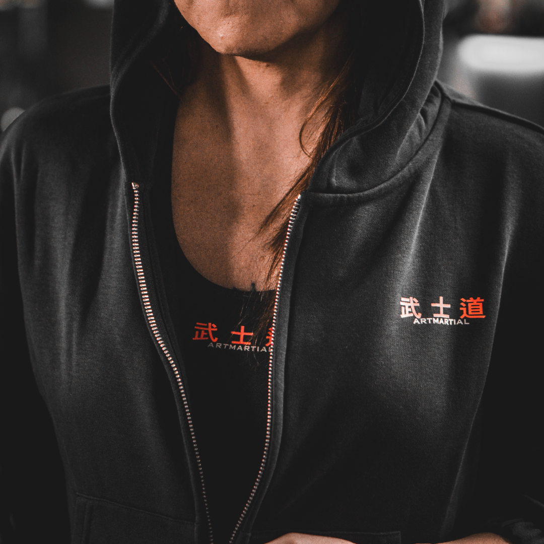 'Fundamentals' Women's Cropped Full Zip Hoodie