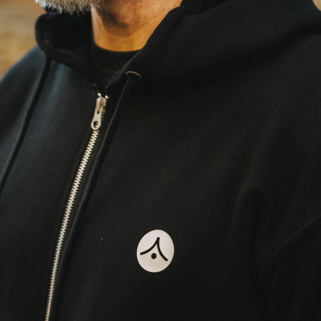 &#39;Return of the Dragon&#39; Silver Zip Hoodie