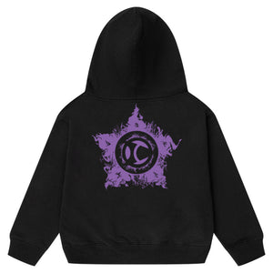 Escrima Tag with Star 'Purple' - Junior Hoody