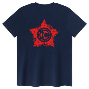 Escrima Tag with Star 'Red' - Adult T Shirt