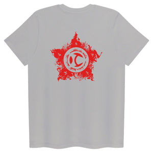 Escrima Tag with Star 'Red' - Adult T Shirt