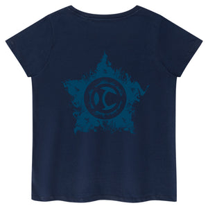 Escrima Tag with Star 'Teal' - Women's T Shirt